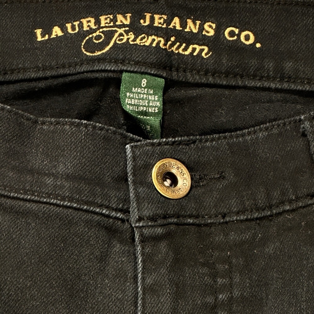 Lauren Ralph Lauren Black Straight Leg Jeans